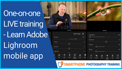 Product image for Learn Adobe Lightroom mobile - one-on-one workshop