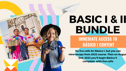 Product image for Básico II with live call + Básico I without live calls