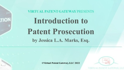 Product image for Intro to Patent Prosecution