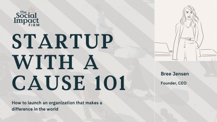 Product image for Startup with a Cause 101