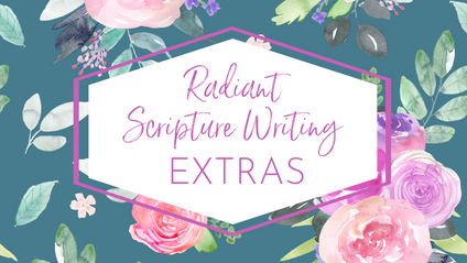 Product image for Radiant Scripture Writing Extras