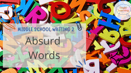 Product image for Middle School Writing 2 with Absurd Words (Fall 2025)