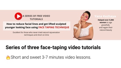 Product image for Free Face Taping Lessons