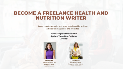 Product image for How to Become a Freelance Nutrition Writer and Health Writer