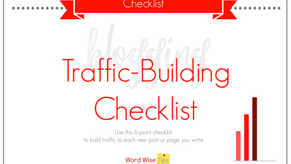 Product image for Traffic-Building Checklist