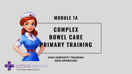 Product image for Critical Second Primary Training, Module 1A - Complex Bowel Care
