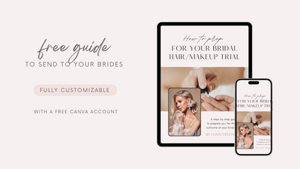 Product image for FREE Customizable Bridal Trial Prep Guide