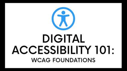 Product image for Digital Accessibility 101: WCAG Foundations