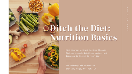 Product image for Ditch the Diet: Nutrition Basics and Mindful Eating
