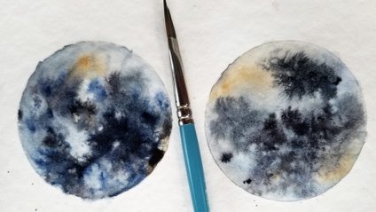 Product image for Magical Moons and More - a fun way to play when you don't know what you want to paint.