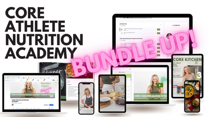 Product image for CORE ATHLETE NUTRITION ACADEMY - BUNDLE UP!