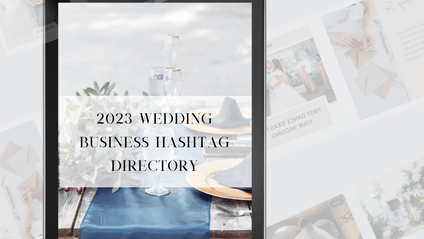 Product image for 2023 WEDDING BUSINESS HASHTAG DIRECTORY