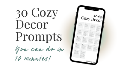 Product image for 30 Cozy Decor Prompts
