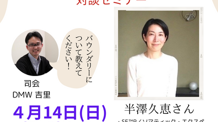 Product image for 支援者が知っておきたいバウンダリー（半澤久恵さん対談セミナー）