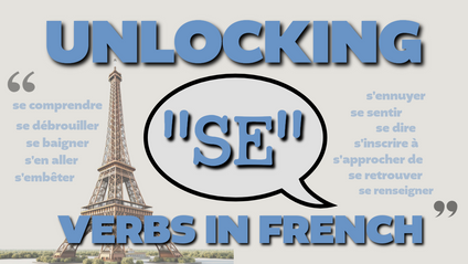 Product image for Unlocking "SE" Verbs in French
