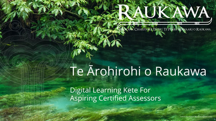 Product image for Te Ārohirohi o Raukawa Certification Kete