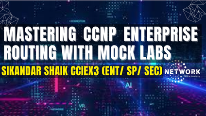 Product image for 📘 Mastering CCNP Enterprise Routing with Mock Labs 🚀