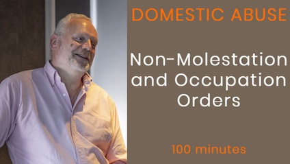 Product image for Non-Molestation and Occupation Orders