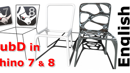 Product image for Step by step Introduction to SubD in Rhino 7 and 8 (Tax Included)