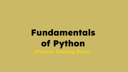 Product image for Fundamentals of Python