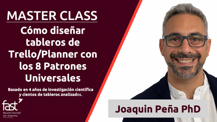 Product image for Máster Class: Cómo diseñar tableros de Trello/Planner con los 8 Patrones Universales. 