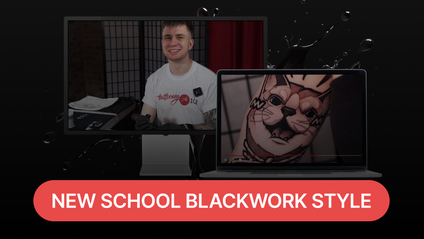 Product image for Tattooing 101’s New School Blackwork Seminar featuring Dani Saret