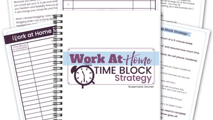 Product image for Work From Home Time Block Strategy