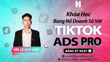 Product image for TikTok Ads Pro Online - Bùng Nổ Doanh Số Với TikTok Ads