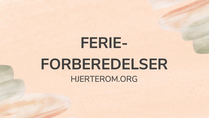 Product image for Ferieforberedelser