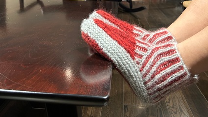 Product image for Cabin slippers by Ysolda Knitting Tutorials