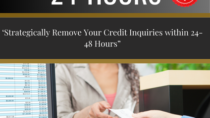 Product image for 24HR  Credit Inquiry Removal Guide