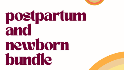 Product image for Postpartum + Newborn