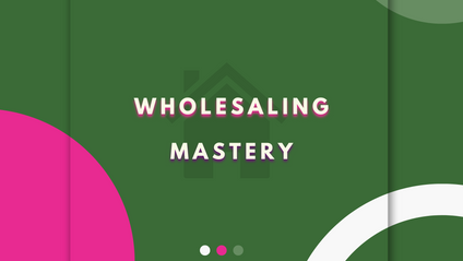 Product image for Wholesaling Mastery