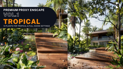Product image for Premium Proxy Enscape Vol.1 - TROPICAL