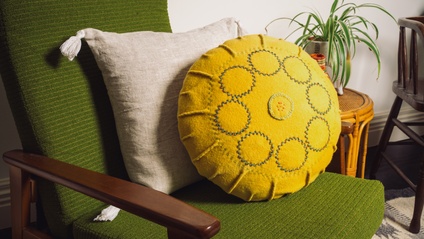 Product image for Spoke & Stitch - pintuck cushion
