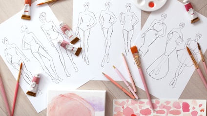 Product image for Kerrie Hess Croquis Fashion Template Library 