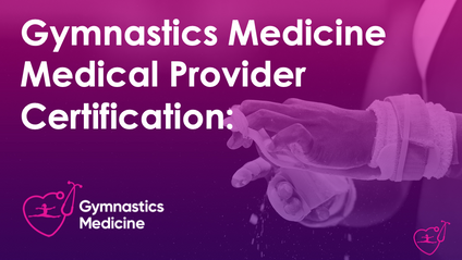 Product image for Gymnastics Medicine: Medical Providers Certification