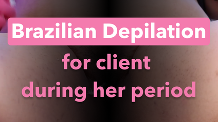 Product image for Brazilian Waxing During Your Client’s Period