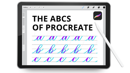 Product image for ABCs of Procreate