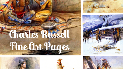 Product image for Charles Russell Fine Art Pages standard and full 