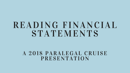 Product image for Reading Financial Statements for Lawyers and other Legal Professionals