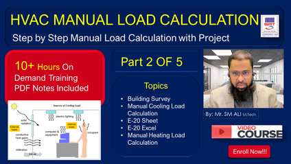 Product image for HVAC Manual Load Calculation With E-20