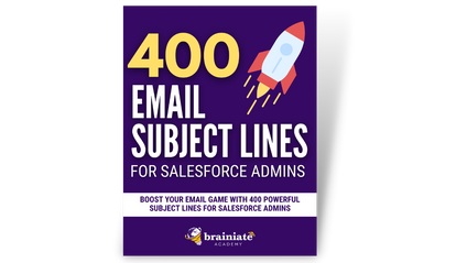 Product image for 400 Email Subject Lines for Salesforce Admins