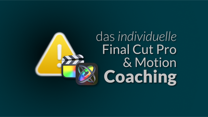Product image for Individuelles Coaching für Final Cut Pro & Motion