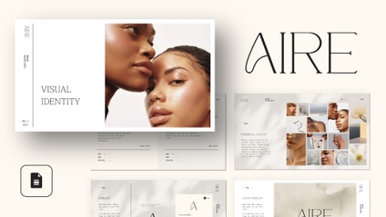 Product image for AIRE | Visual Brand Identity Template