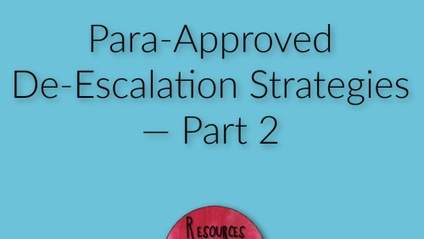 Product image for Para-Approved De-escalation Strategies — Part 2