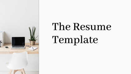 Product image for Resume Template