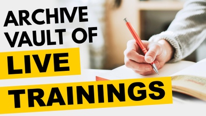 Product image for Archive Vault of Live Trainings