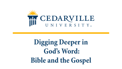 Product image for Digging Deeper in God's Word: Bible and the Gospel 