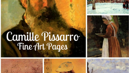 Product image for Camille Pissarro and Harvest Fine Art Pages